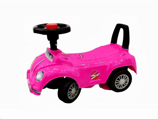 Auto Rodado Plastico Rosado