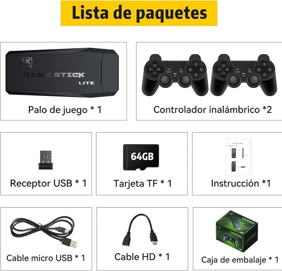 CONSOLA RETRO M8 VIDEOS JUEGOS