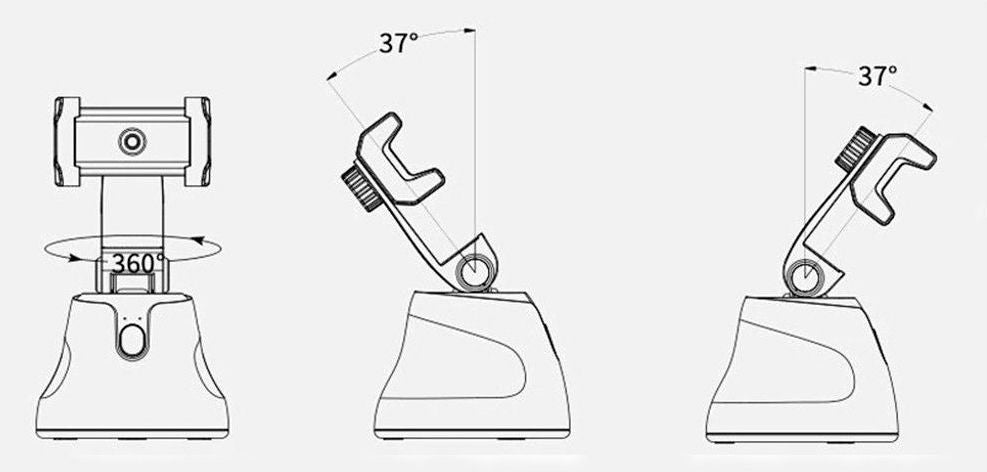 Soporte Robot 360° inteligente